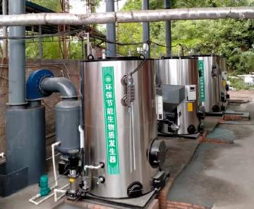 四川达州-豆制品加工-立式生物质蒸汽发生器安装现场